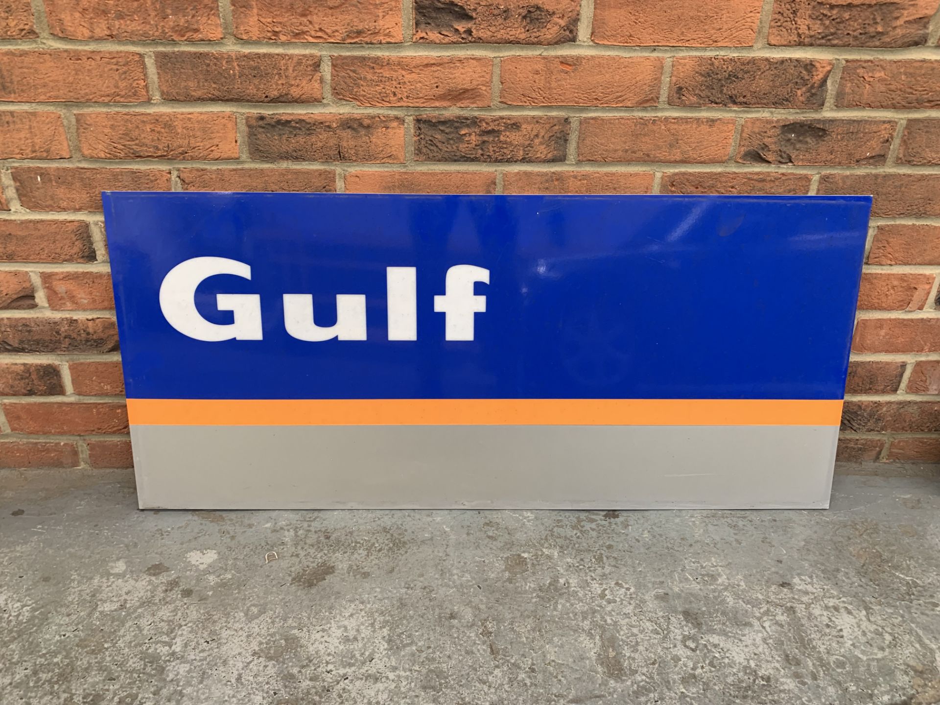 Two Perspex Gulf Signs - Image 2 of 3