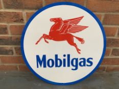 Mobilgas Aluminium Sign