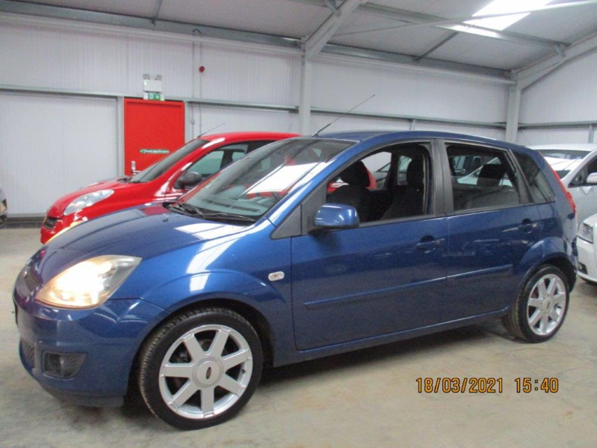 58 09 Ford Fiesta Zetec Blue