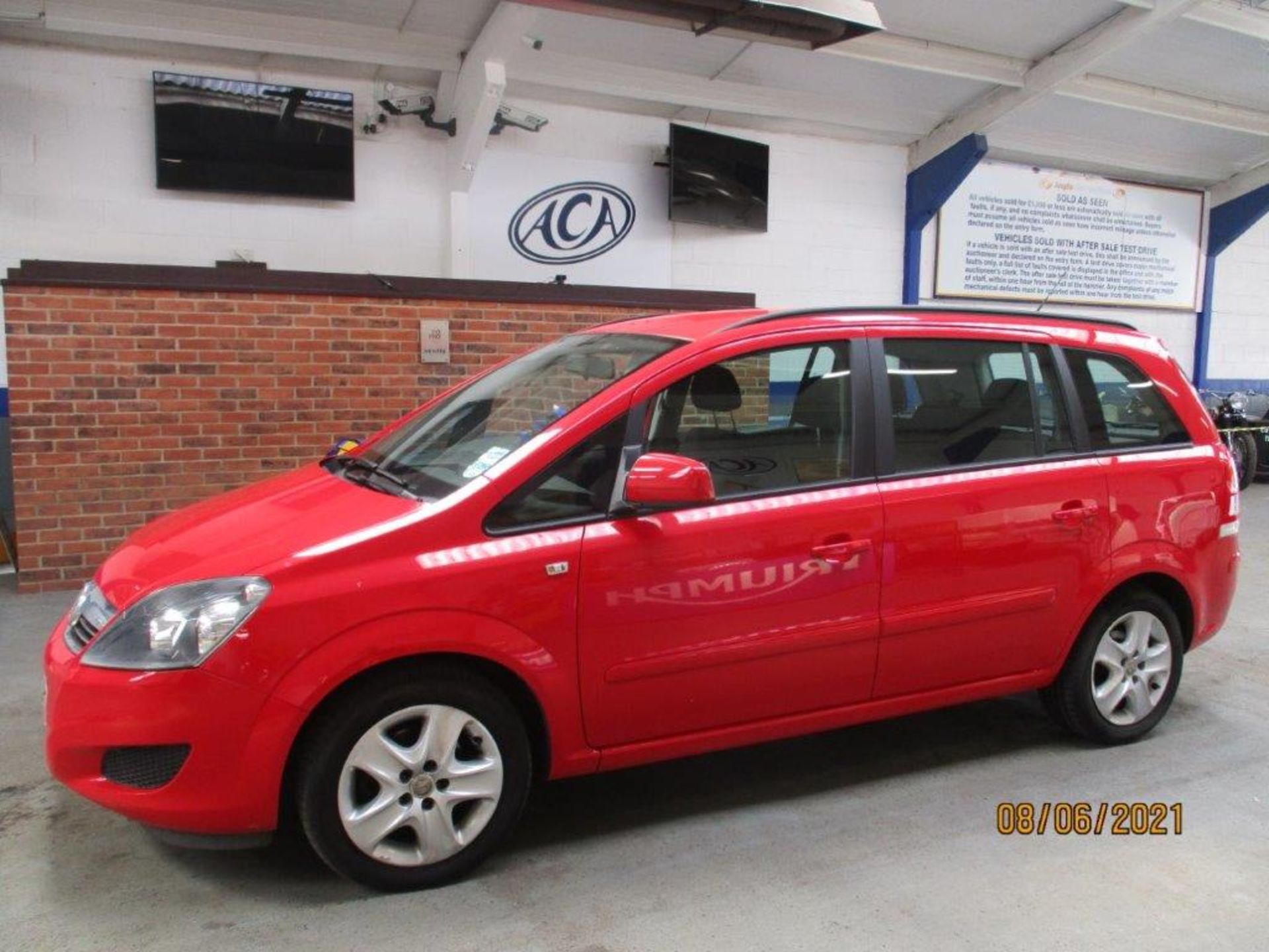 62 12 Vauxhall Zafira Exclusiv