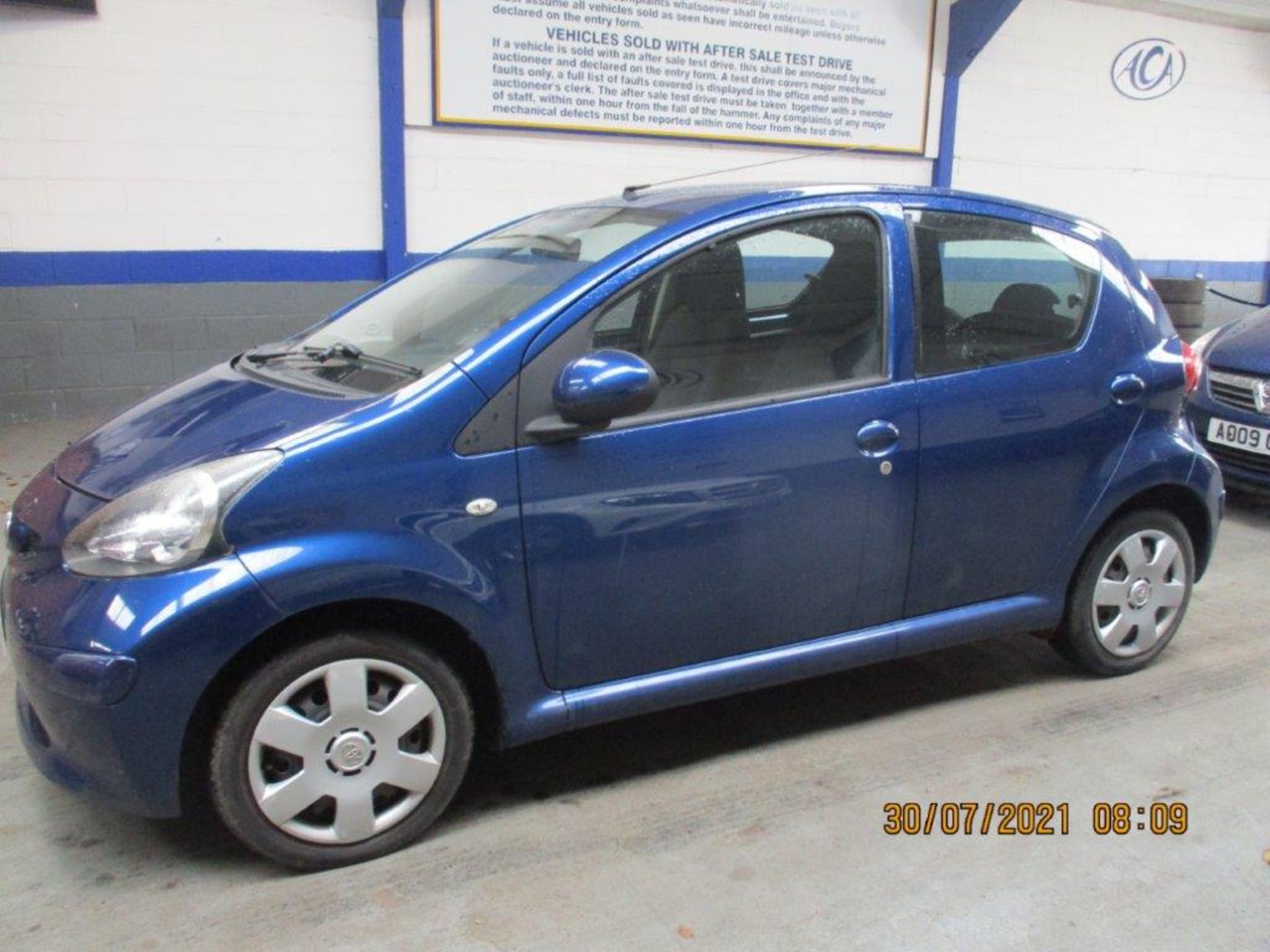 07 07 Toyota Aygo Blue VVT-I