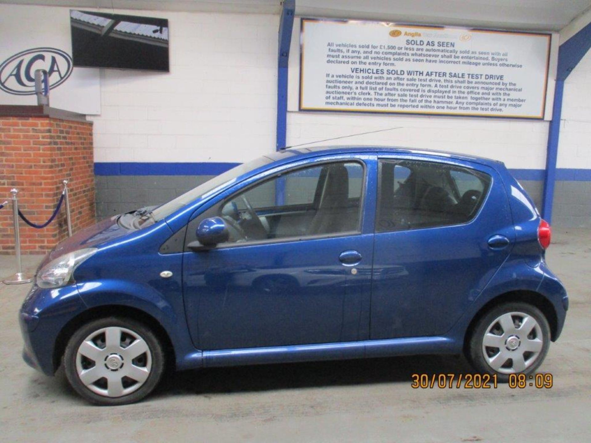 07 07 Toyota Aygo Blue VVT-I - Image 2 of 19