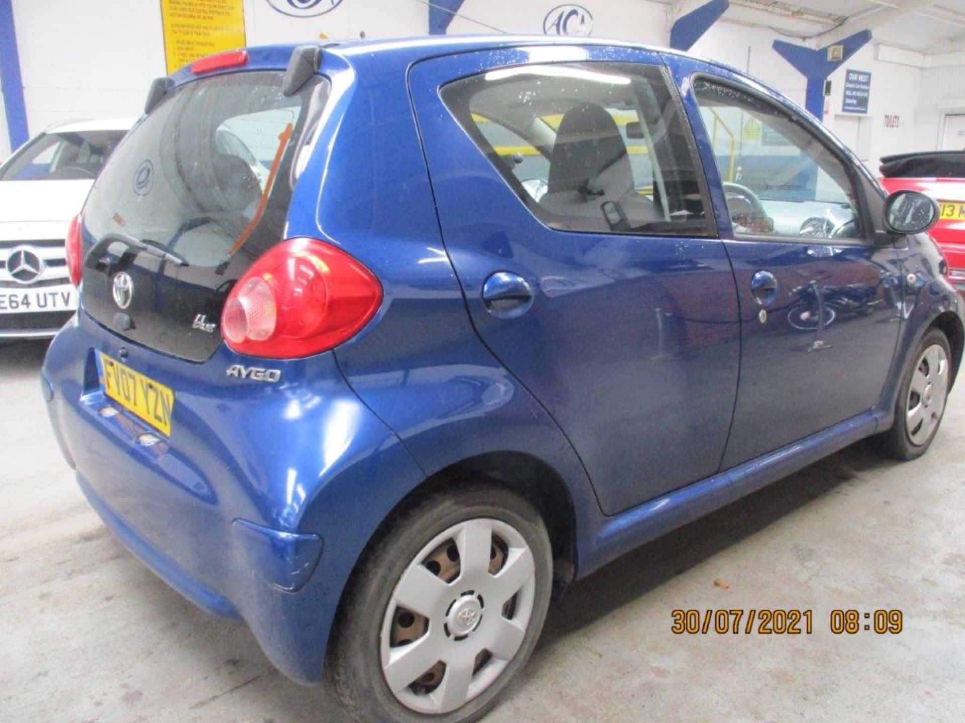 07 07 Toyota Aygo Blue VVT-I - Image 17 of 19