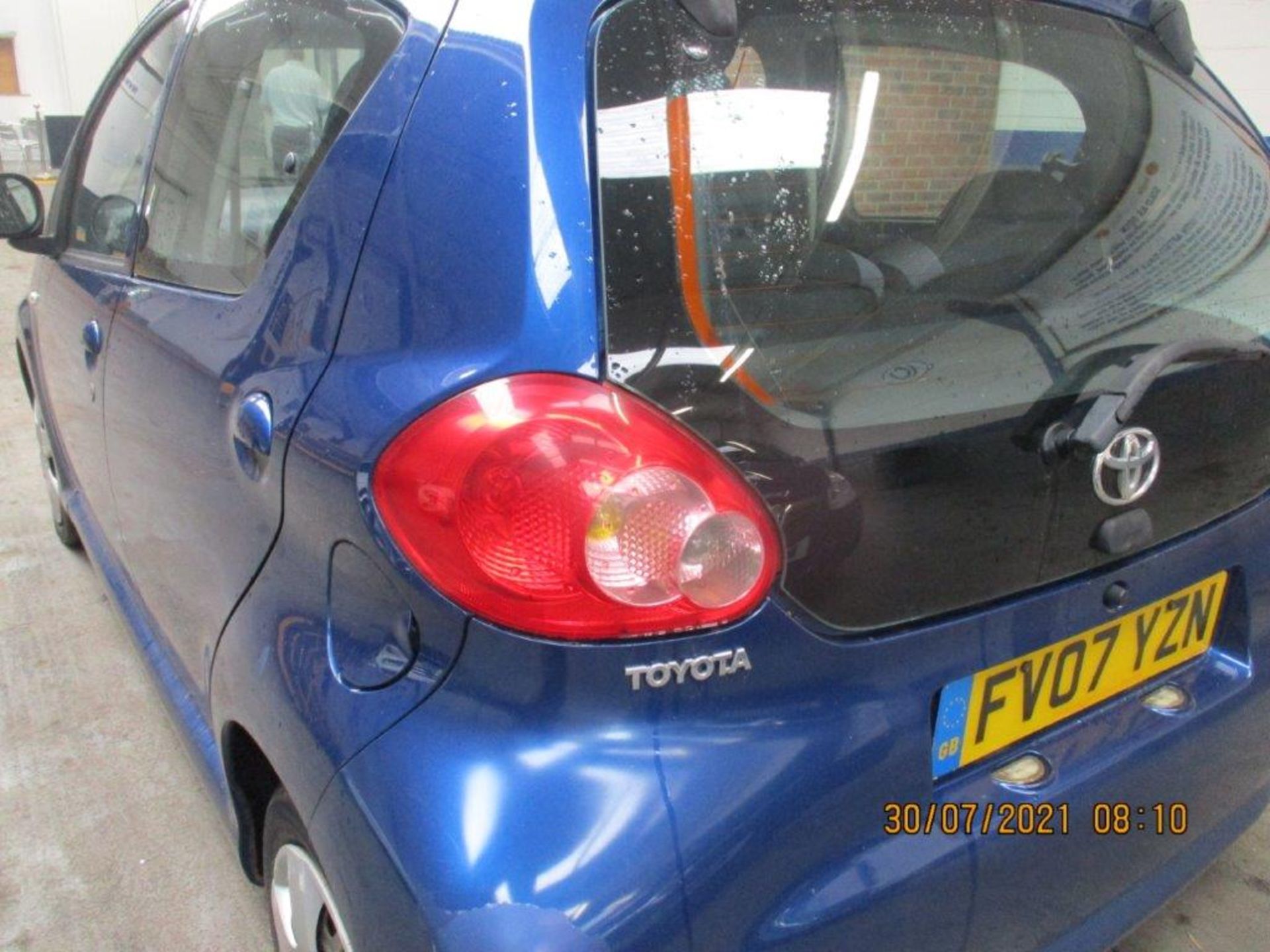 07 07 Toyota Aygo Blue VVT-I - Image 7 of 19