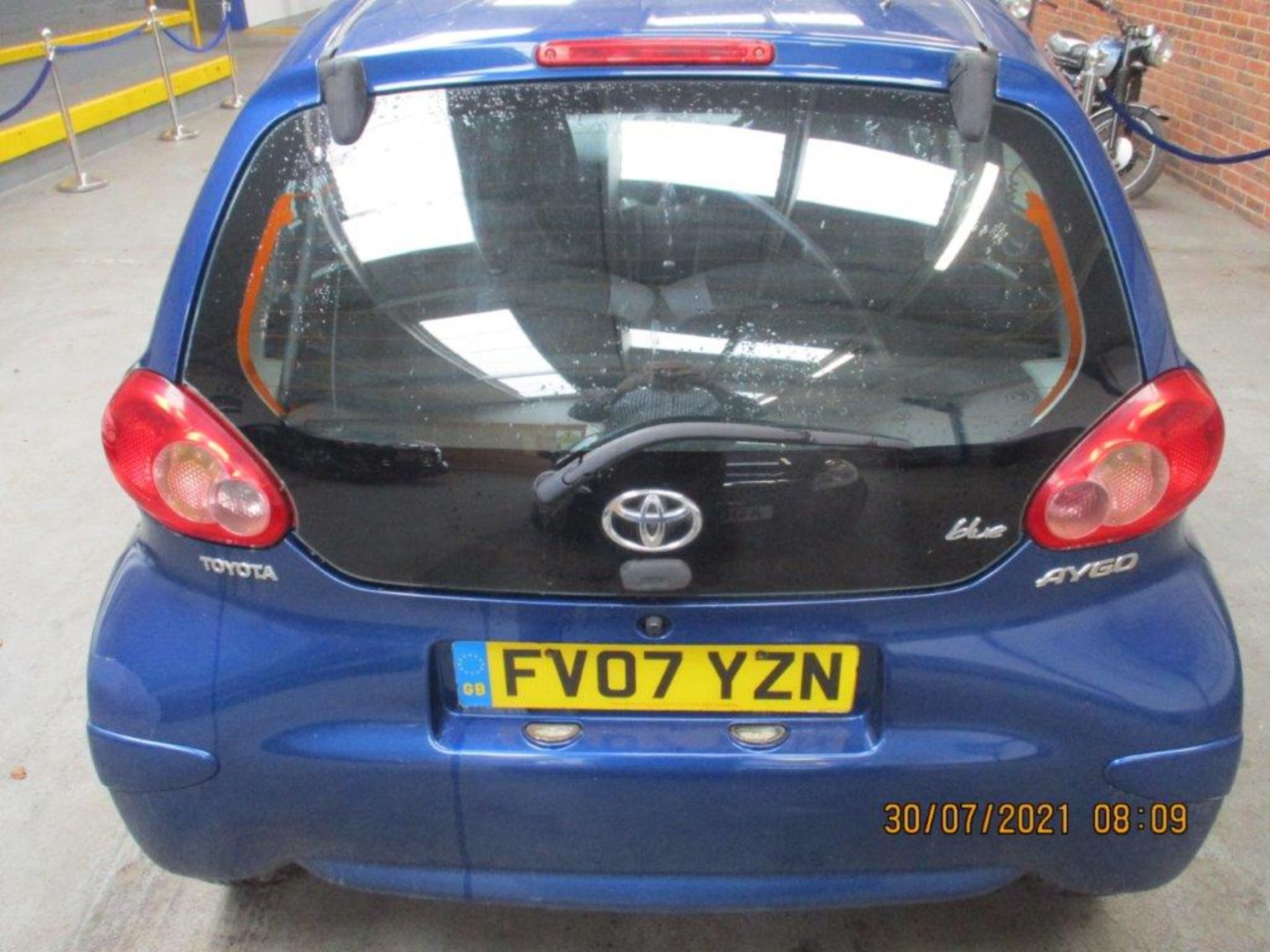 07 07 Toyota Aygo Blue VVT-I - Image 4 of 19