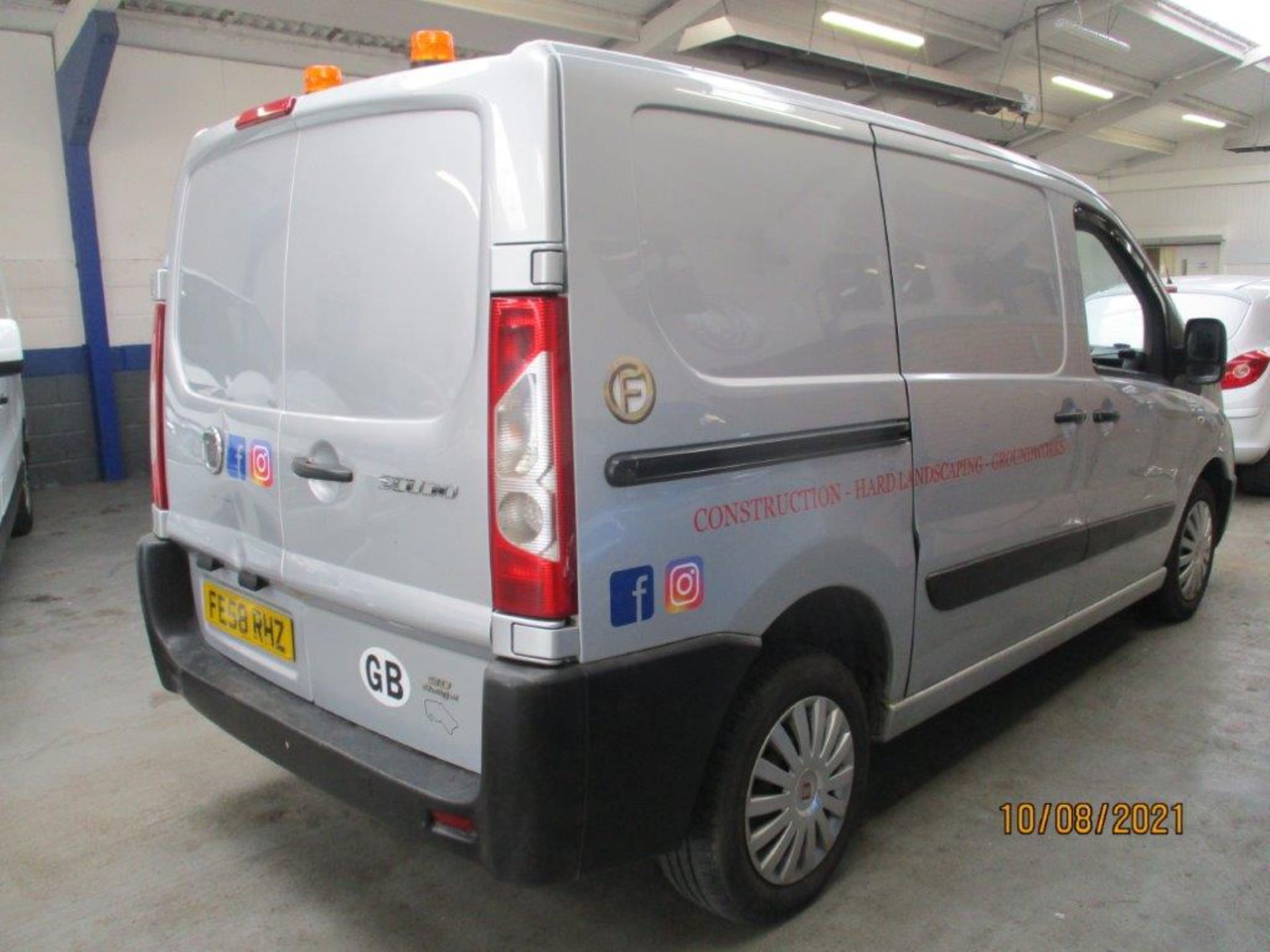 58 08 Fiat Scudo Comf 90 M-JET SWB - Image 12 of 23