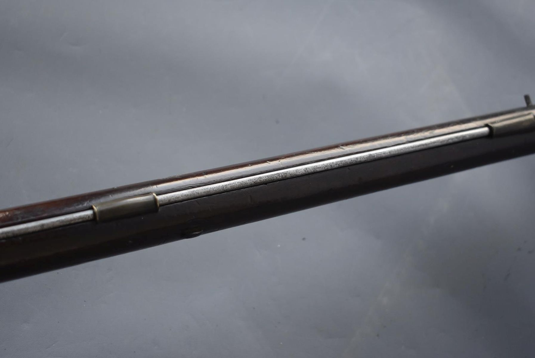 A VERY RARE .750 CALIBRE NEW LAND PATTERN FLINTLOCK MUSKET, 42inch sighted barrel, flat lock stamped - Image 14 of 26