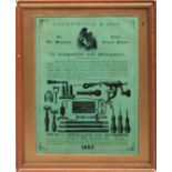 A PAIR OF LIGHTWOOD & SON ADVERTISING PRINTS, framed and glazed, one depicting images of