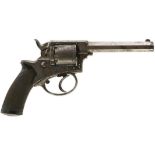 A .38 RIMFIRE OBSOLETE CALIBRE FIVE-SHOT TRANTER REVOLVER, 5inch sighted octagonal barrel stamped