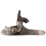 A DETACHED PATTERN 1853 PERCUSSION ENFIELD LOCK, the lock plate stamped 1860 over ENFIELD and with a