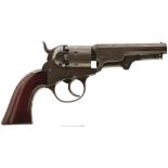 A .31 CALIBRE SIX-SHOT PERCUSSION COOPER SECOND MODEL POCKET REVOLVER, 4inch sighted octagonal