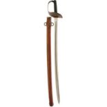 A BOER WAR PERIOD 1899 PATTERN CAVALRY TROOPER'S SWORD, 85.5cm blade by Wilkinson with numerous