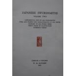 W.M.HAWLEY, Japanese Swordsmiths, the two volume set, 1966 and 1967, together with Fujishiro Matsuo,
