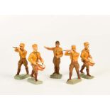 Lineol, 4 SA Figuren + Hitler