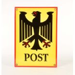 Emailleschild "Post"