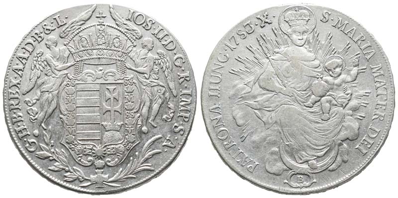 Römisch Deutsches Reich, Josef II. 1765-1790, Konv. Taler