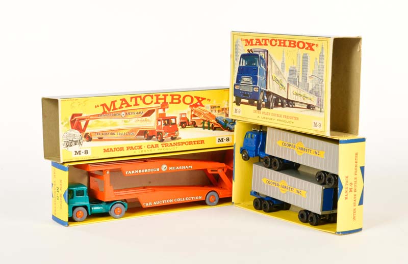 Matchbox, Car Transporter + Inter State Double Freighter