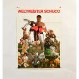 Poster, Schuco Tiere mit Muhammed Ali