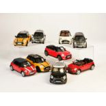 Kyosho, Norev u.a., 9x Mini Cooper