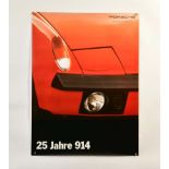 Plakat "Porsche 914 - 25 Jahre"