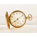 Goldene Taschenuhr -14K-