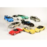 Maisto, Revell u.a., 9 Porsche Modellautos