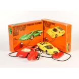 Meccano - Triang, Ferrari 512 + Fiat Abarth 2000