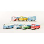 7x VW Bus Werbemodell