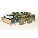 Kyosho, 2x Triumph TR3 S + Mini Van Police