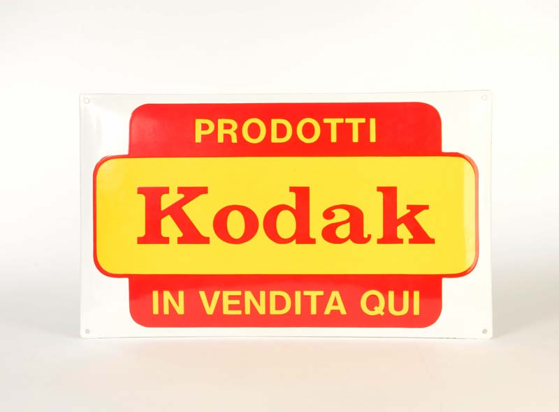 Emailleschild "Kodak"