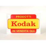 Emailleschild "Kodak"