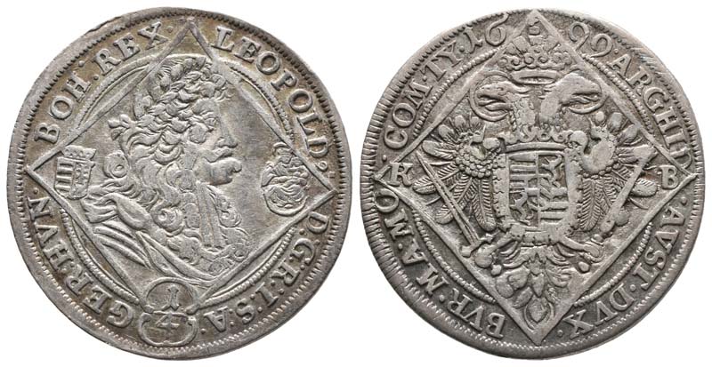 Römisch Deutsches Reich, Leopold I. 1657-1705, 1/4 Taler