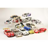 Kyosho, UT u.a., 13 Werbemodellautos (Ford, Opel u.a.)