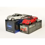 Autoart + Minichamps, Porsche 911 + Porsche Carrera GT 2004