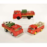 Tomy + Marx, 3x Farm Truck mit Tieren