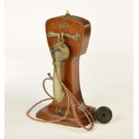 Societe Industrielle des Telephone, Telefon mit Zweithörer um 1900