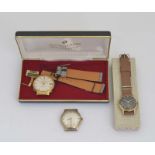 Kienzle, Junghans + Dugena, 3 Armbanduhren