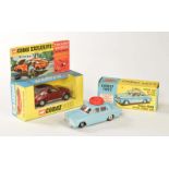 Corgi Toys, Austin A 60 Motor School Car + Mini Marcos GT 850