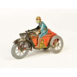 Indian Penny Toy Motorrad mit Beiwagen