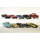 UT, Franklin Mint, Ertl u.a., 10x Mustang, Chevrolet, Cadillac u.a.