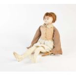 Puppe im Queen Anne Stil