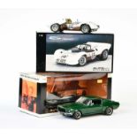 Autoart, Ford Mustang Steve McQueen + Chaparral 2