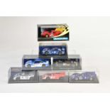 Scalextric, Fly u.a., 7 Slot Cars