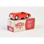 Micro Models, MGA Roadster red