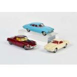 Corgi Toys, Le Dandy Coupe, Jaguar Mark X Saloon + VW 1500