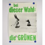 Plakat "Die Grünen" J. Beuys 1979