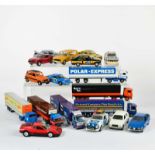 Tekno, 6x LKW 1:43 + 12 Fahrzeuge 1:24 diverse Hersteller