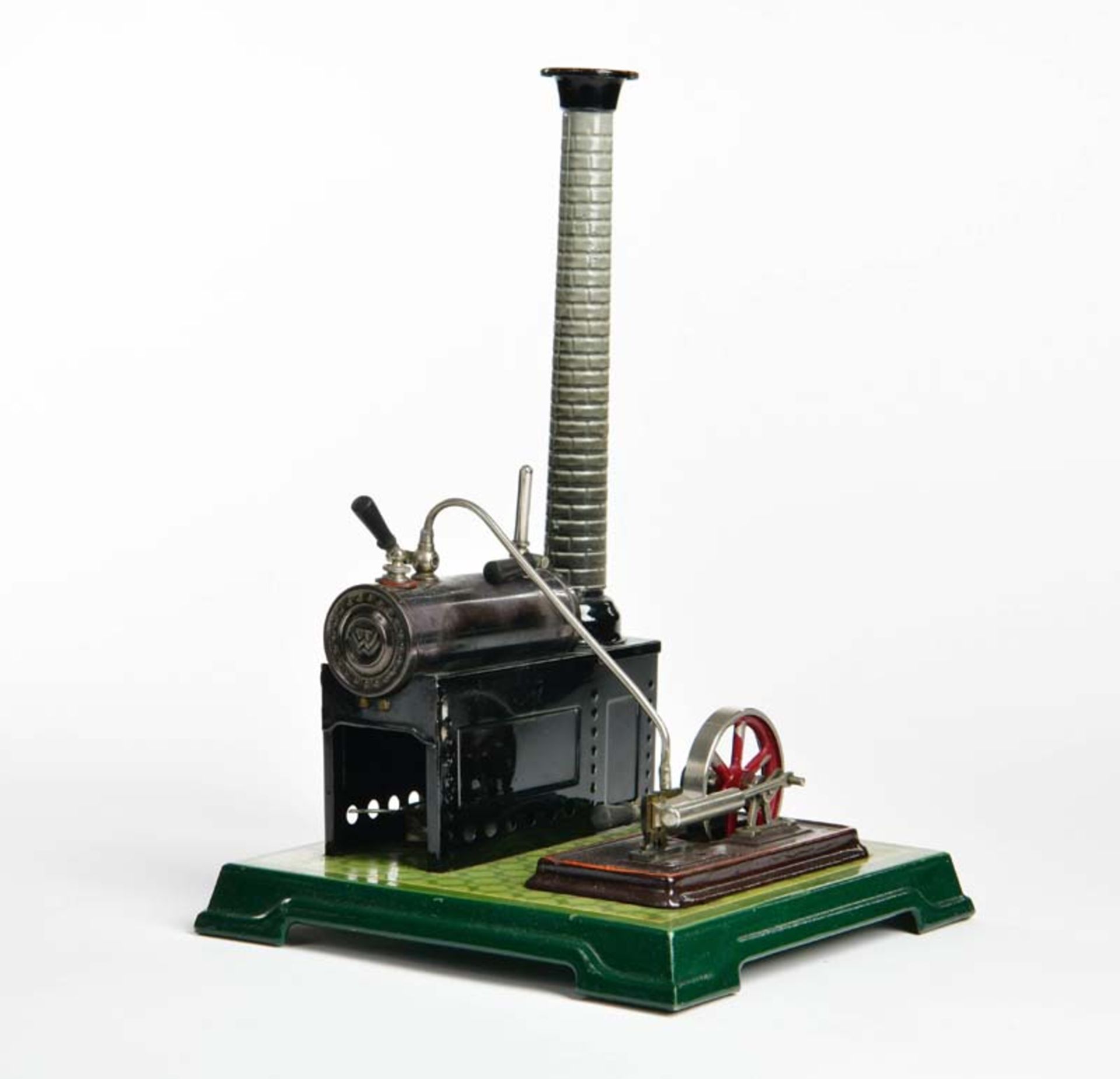 Bing, steam engine, Germany pw, 20x20x30 cm, tin, min. paint d.