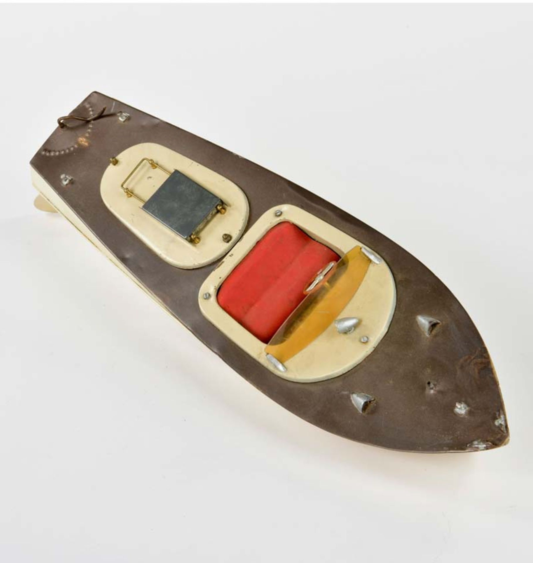 Speedboat, 55 cm, tin, paint d., cw ok, C 2-3