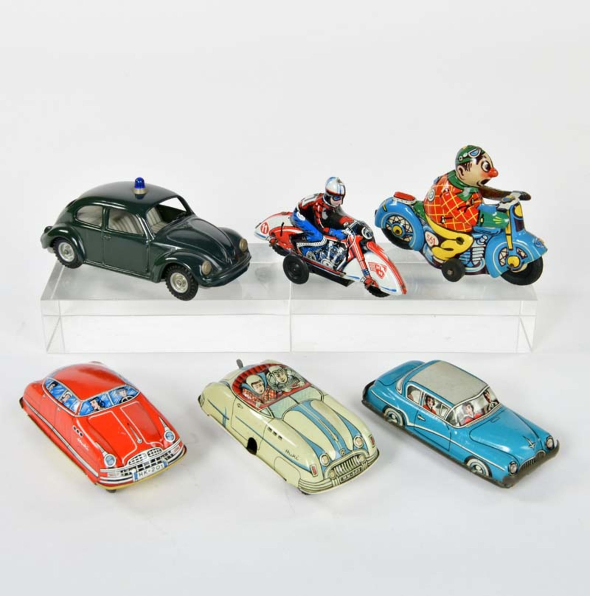 Huki + CKO, bundle of vehicles + motorbikes, 9-10 cm, C 1/1-
